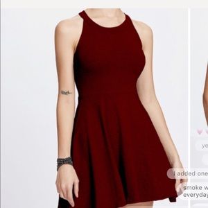 Halter neck line dress